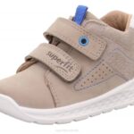 Superfit Beige/Blue Babies BREEZE - Sneakers low with Velcro Fastener Z6Z8260