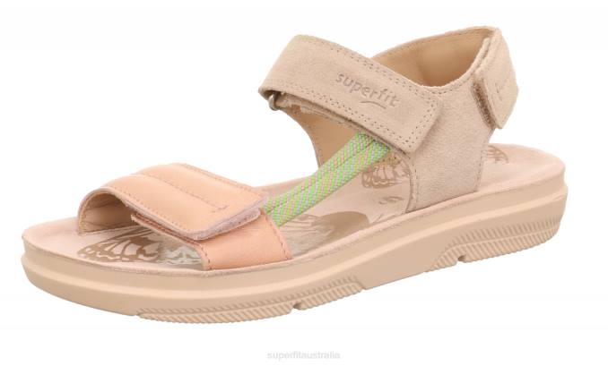superfit_beige_kids_teens_paloma_sandal_with_velcro_fastener_z6z8874.jpg Superfit Beige Kids & Teens PALOMA - Sandal with Velcro Fastener Z6Z8874 - Image 1