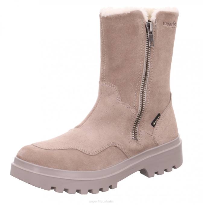superfit_beige_toddlers_abby_boot_with_zip_z6z8729.jpg Superfit Beige Toddlers ABBY - Boot with Zip Z6Z8729 - Image 1