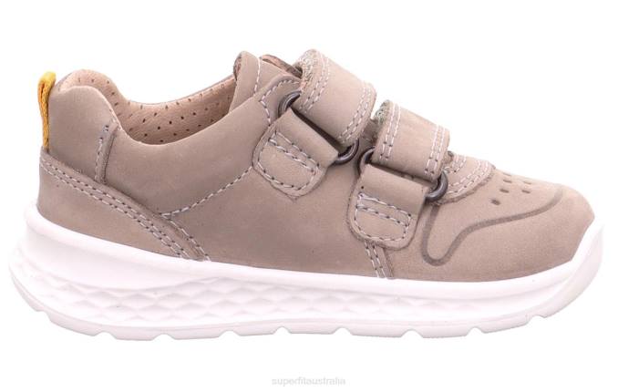 Superfit Beige/Yellow Babies BREEZE - Sneakers low with Velcro Fastener Z6Z8262 - Image 2