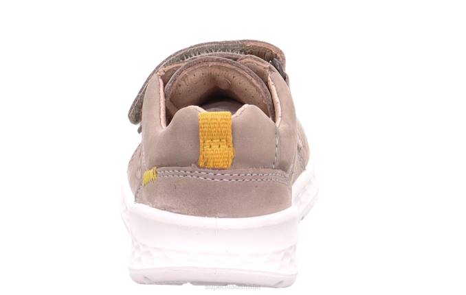 Superfit Beige/Yellow Babies BREEZE - Sneakers low with Velcro Fastener Z6Z8262 - Image 3