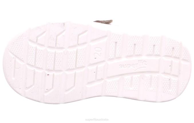 Superfit Beige/Yellow Babies BREEZE - Sneakers low with Velcro Fastener Z6Z8262 - Image 5