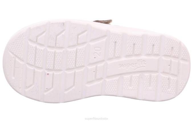 Superfit Beige/Yellow Babies BREEZE - Sneakers low with Velcro Fastener Z6Z8262 - Image 6