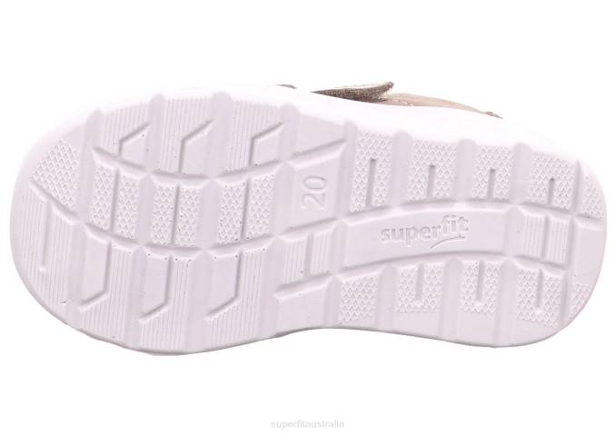 Superfit Beige/Yellow Babies BREEZE - Sneakers low with Velcro Fastener Z6Z8291 - Image 5