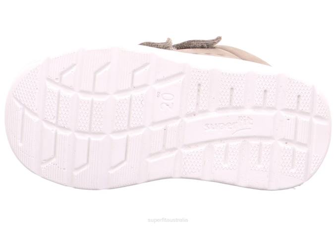Superfit Beige/Yellow Babies BREEZE - Sneakers low with Velcro Fastener Z6Z8303 - Image 5