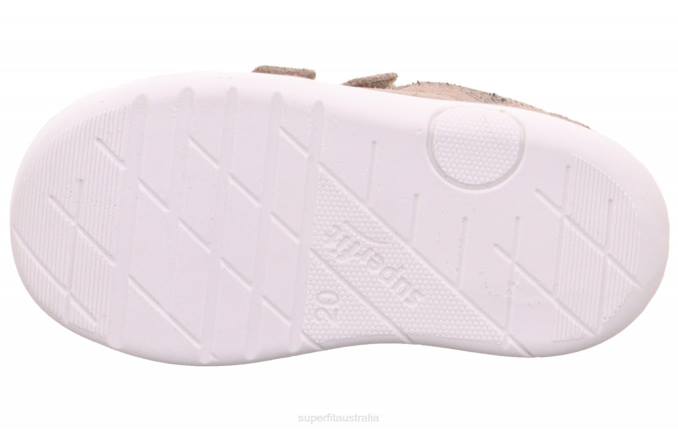 Superfit Beige/Yellow Babies LILLO - Sneakers low with Velcro Fastener Z6Z8313 - Image 5