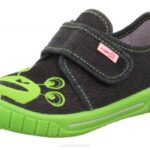 Superfit Black Babies BILL - Slipper with Velcro Fastener Z6Z888