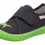 Superfit Black Babies BILL - Slipper with Velcro Fastener Z6Z891