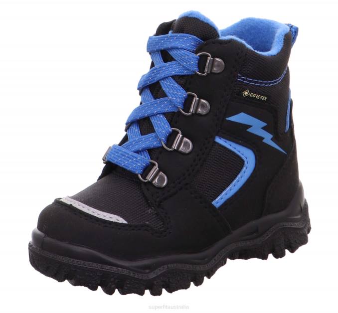 superfit_black_blue_babies_husky1_boot_with_lacing_z6z8482.jpg Superfit Black/Blue Babies HUSKY1 - Boot with Lacing Z6Z8482 - Image 1