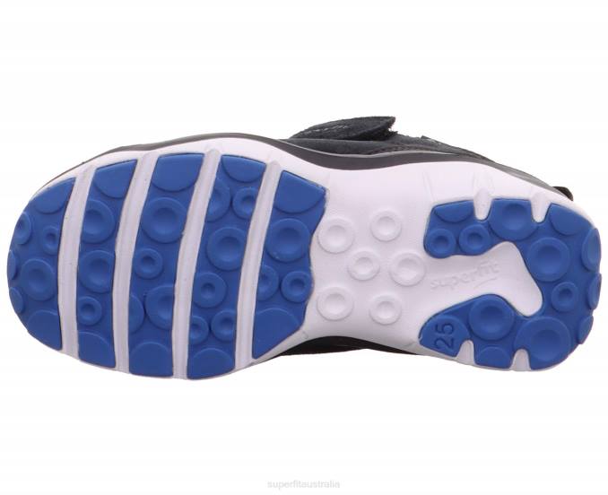 Superfit Black/Blue Babies SPORT5 - Sneakers high with Velcro Fastener Z6Z8408 - Image 5