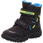 Superfit Black/Blue Toddlers HUSKY - Boot with Velcro Fastener Z6Z8723