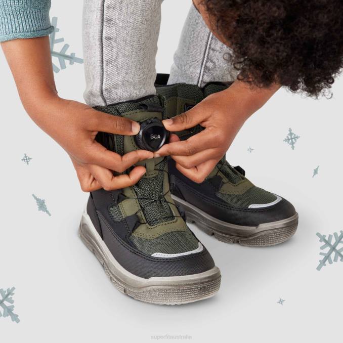 Superfit Black/Green Toddlers MARS - Boot with BOA Fit System Z6Z8691 - Image 7