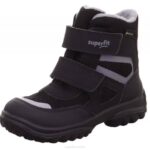 Superfit Black/Grey Babies SNOWCAT - Boot with Velcro Fastener Z6Z8449