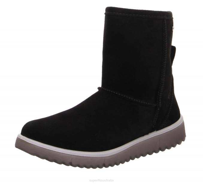 superfit_black_kids_teens_lora_boot_with_zip_z6z8929.jpg Superfit Black Kids & Teens LORA - Boot with Zip Z6Z8929 - Image 1