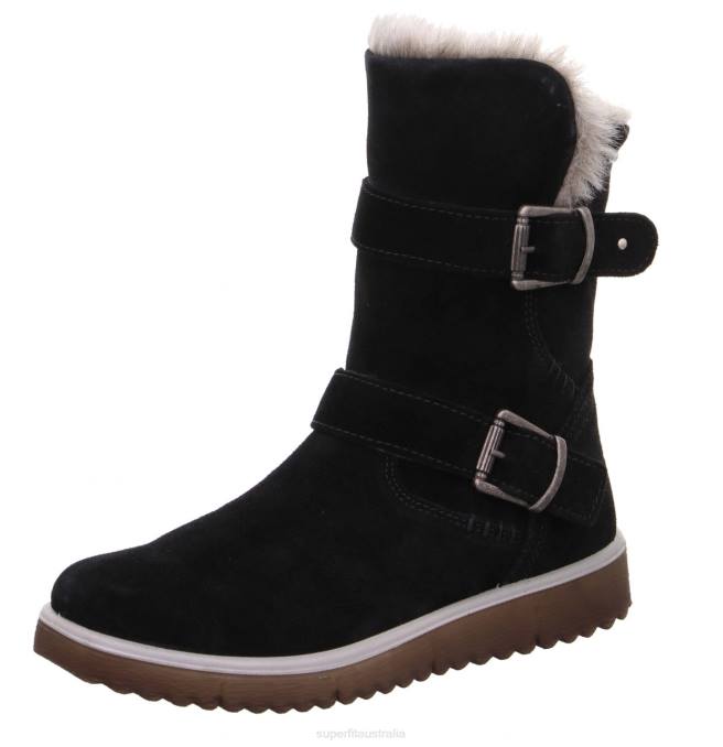 superfit_black_kids_teens_lora_boot_with_zip_z6z8934.jpg Superfit Black Kids & Teens LORA - Boot with Zip Z6Z8934 - Image 1