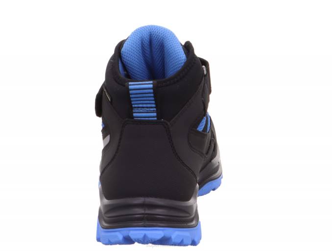 Superfit Black/Light Blue Toddlers JUPITER - Boot with Velcro Fastener Z6Z8904 - Image 3