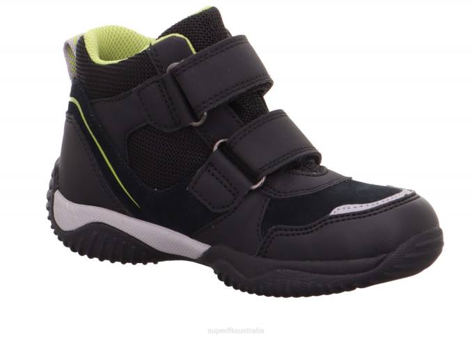 Superfit Black/Light Green Toddlers STORM - Sneakers high with Velcro Fastener Z6Z8860 - Image 4
