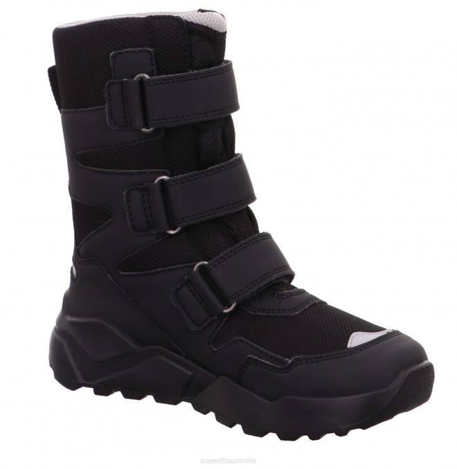 Superfit Black/Light grey Kids & Teens ROCKET - Boot with Velcro Fastener Z6Z8926 - Image 4