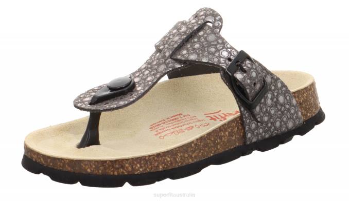 superfit_black_toddlers_fussbettpantoffel_slipper_with_buckle_z6z8580.jpg Superfit Black Toddlers FUSSBETTPANTOFFEL - Slipper with Buckle Z6Z8580 - Image 1