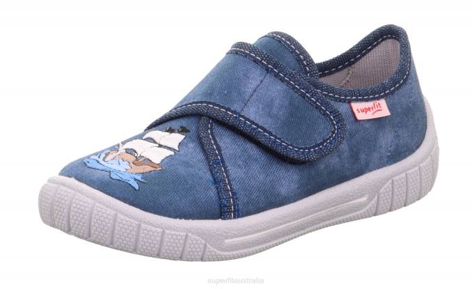 superfit_blue_babies_bill_slipper_with_velcro_fastener_z6z815.jpg Superfit Blue Babies BILL - Slipper with Velcro Fastener Z6Z815 - Image 1