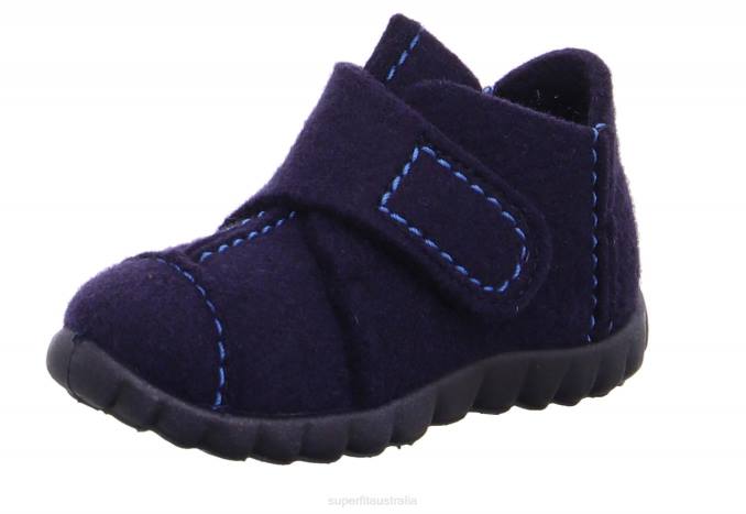 superfit_blue_babies_happy_slipper_with_velcro_fastener_z6z8111.jpg Superfit Blue Babies HAPPY - Slipper with Velcro Fastener Z6Z8111 - Image 1