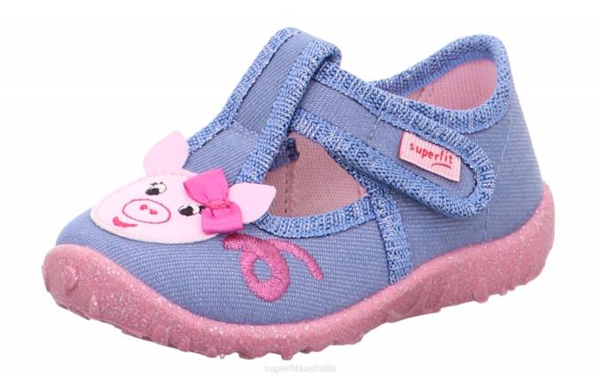 superfit_blue_babies_spotty_slipper_with_velcro_fastener_z6z8137.jpg Superfit Blue Babies SPOTTY - Slipper with Velcro Fastener Z6Z8137 - Image 1