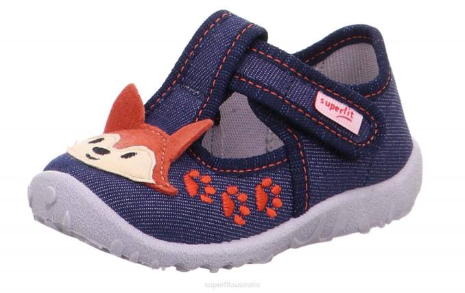 superfit_blue_babies_spotty_slipper_with_velcro_fastener_z6z8142.jpg Superfit Blue Babies SPOTTY - Slipper with Velcro Fastener Z6Z8142 - Image 1