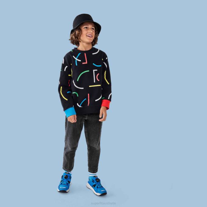Superfit Blue/Black Toddlers FREE RIDE - Sneakers low with BOA Fit System Z6Z8884 - Image 7