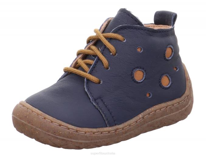 superfit_blue_brown_babies_saturnus_sneakers_low_with_lacing_z6z8263.jpg Superfit Blue/Brown Babies SATURNUS - Sneakers low with Lacing Z6Z8263 - Image 1
