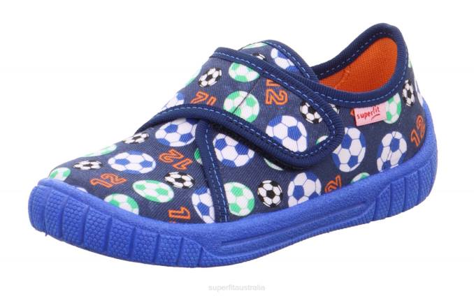superfit_blue_green_babies_bill_slipper_with_velcro_fastener_z6z8141.jpg Superfit Blue/Green Babies BILL - Slipper with Velcro Fastener Z6Z8141 - Image 1