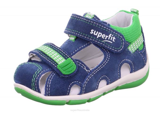 superfit_blue_green_babies_freddy_sandal_with_velcro_fastener_z6z8232.jpg Superfit Blue/Green Babies FREDDY - Sandal with Velcro Fastener Z6Z8232 - Image 1