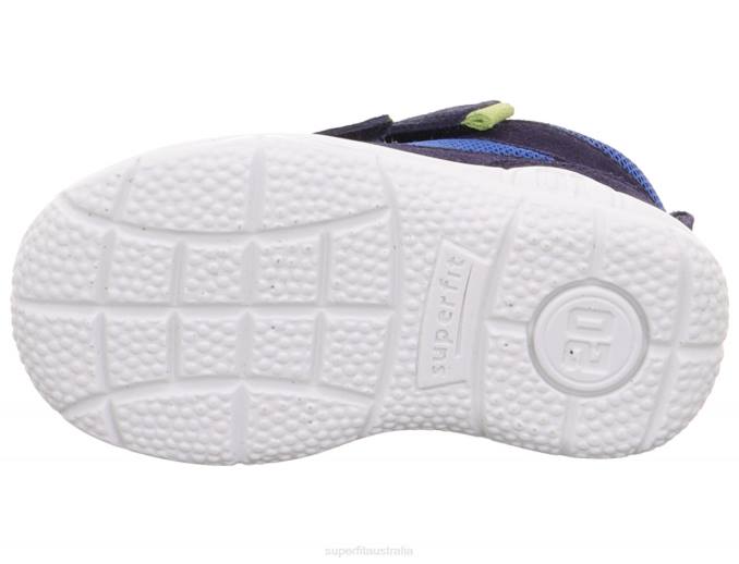Superfit Blue/Green Babies UNIVERSE - Sneakers low with Velcro Fastener Z6Z8345 - Image 5