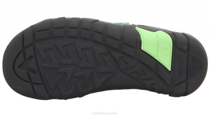 Superfit Blue/Grey Babies TRACE - Sneakers low with Velcro Fastener Z6Z8544 - Image 5