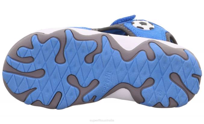 Superfit Blue/Grey Toddlers MIKE 3.0 - Sandal with Velcro Fastener Z6Z8641 - Image 5