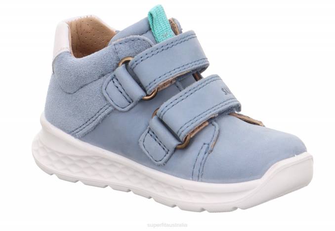 Superfit Blue/Light Blue Babies BREEZE - Sneakers low with Velcro Fastener Z6Z8276 - Image 4