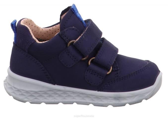 Superfit Blue/Light Blue Babies BREEZE - Sneakers low with Velcro Fastener Z6Z8278 - Image 2