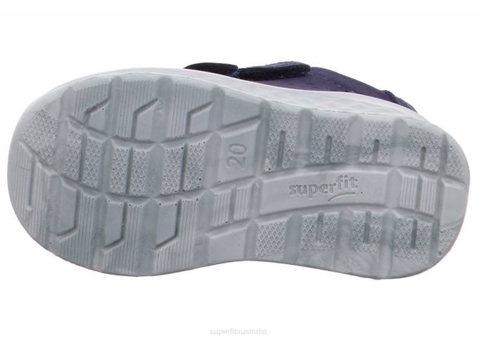 Superfit Blue/Light Blue Babies BREEZE - Sneakers low with Velcro Fastener Z6Z8278 - Image 5