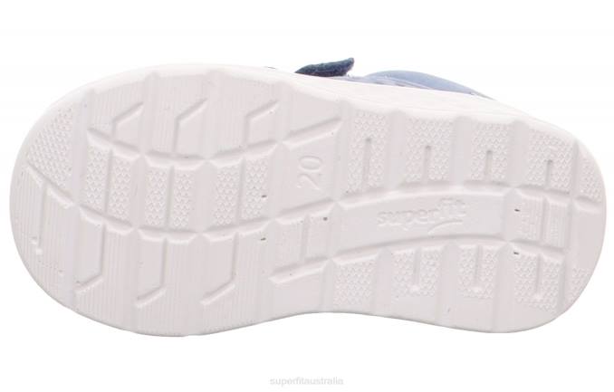 Superfit Blue/Light Blue Babies BREEZE - Sneakers low with Velcro Fastener Z6Z8287 - Image 5
