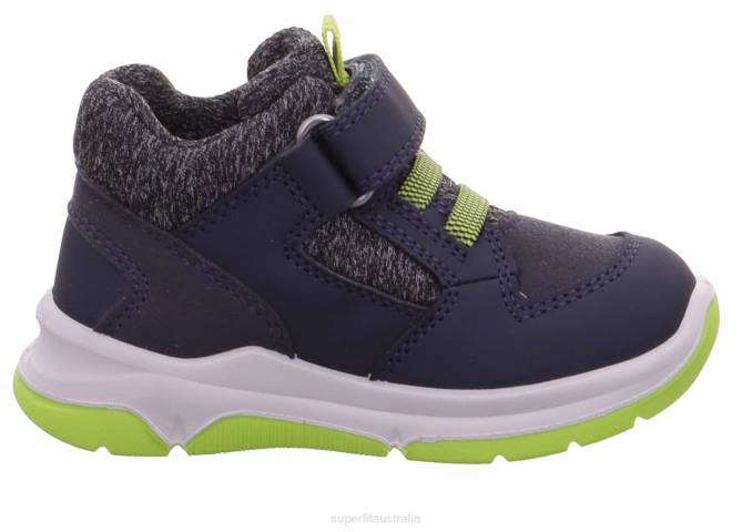 Superfit Blue/Light Green Babies COOPER - Sneakers low with Velcro Fastener Z6Z8432 - Image 2
