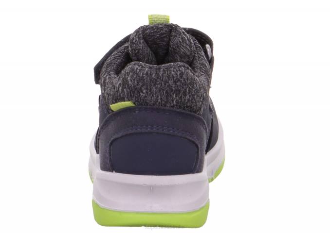 Superfit Blue/Light Green Babies COOPER - Sneakers low with Velcro Fastener Z6Z8432 - Image 3