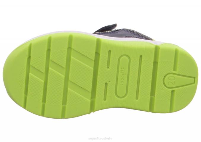Superfit Blue/Light Green Babies COOPER - Sneakers low with Velcro Fastener Z6Z8432 - Image 5