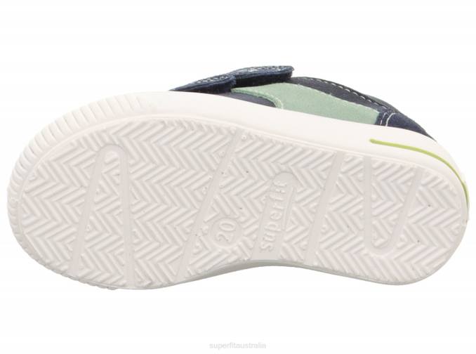 Superfit Blue/Light Green Babies MOPPY - Sneakers low with Velcro Fastener Z6Z8245 - Image 5
