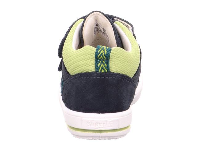 Superfit Blue/Light Green Babies MOPPY - Sneakers low with Velcro Fastener Z6Z8344 - Image 3
