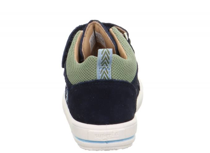 Superfit Blue/Light Green Babies MOPPY - Sneakers low with Velcro Fastener Z6Z8352 - Image 3