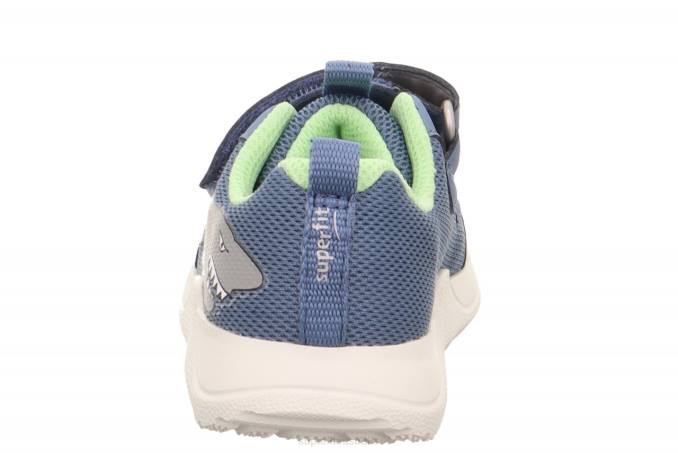 Superfit Blue/Light Green Babies RUSH - Sneakers low with Velcro Fastener Z6Z8240 - Image 3