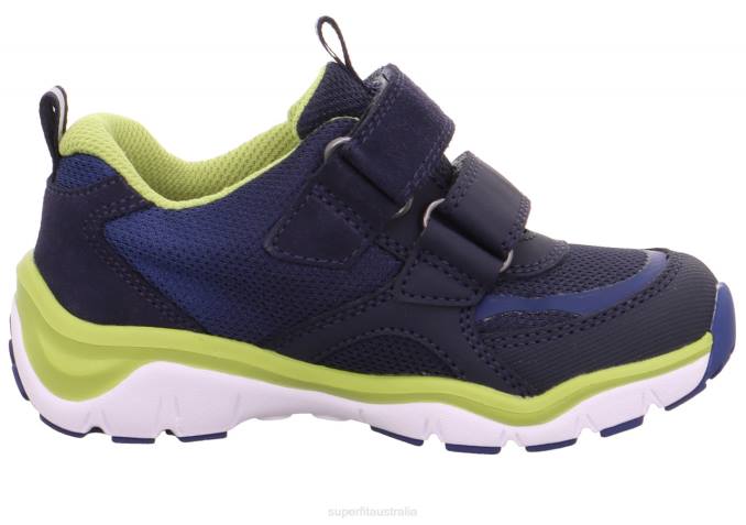 Superfit Blue/Light Green Babies SPORT5 - Sneakers low with Velcro Fastener Z6Z8400 - Image 2