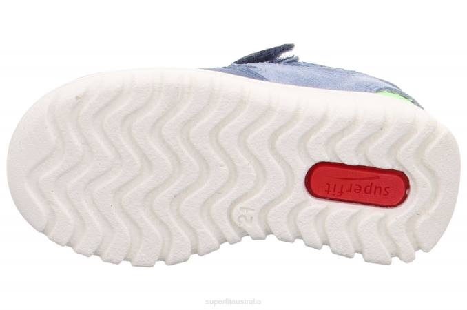 Superfit Blue/Light Green Babies SPORT7 MINI - Sneakers low with Velcro Fastener Z6Z8329 - Image 5