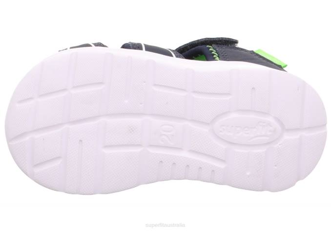 Superfit Blue/Light Green Babies WAVE - Sandal with Velcro Fastener Z6Z8228 - Image 5