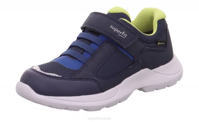 Superfit Blue/Light Green Kids & Teens RUSH - Sneakers low with Velcro Fastener Z6Z8524 - Image 1