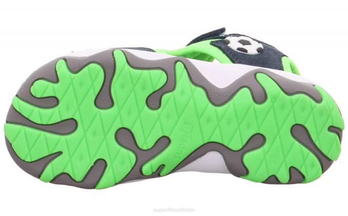 Superfit Blue/Light Green Toddlers MIKE 3.0 - Sandal with Velcro Fastener Z6Z8613 - Image 5